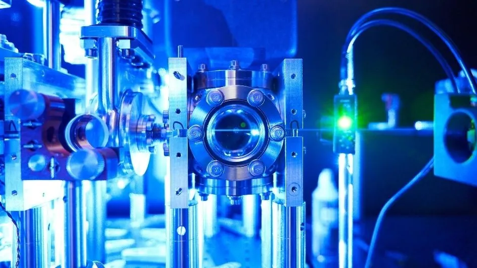 An experimental setup in Sebastian Will’s lab for studying atomic physics.